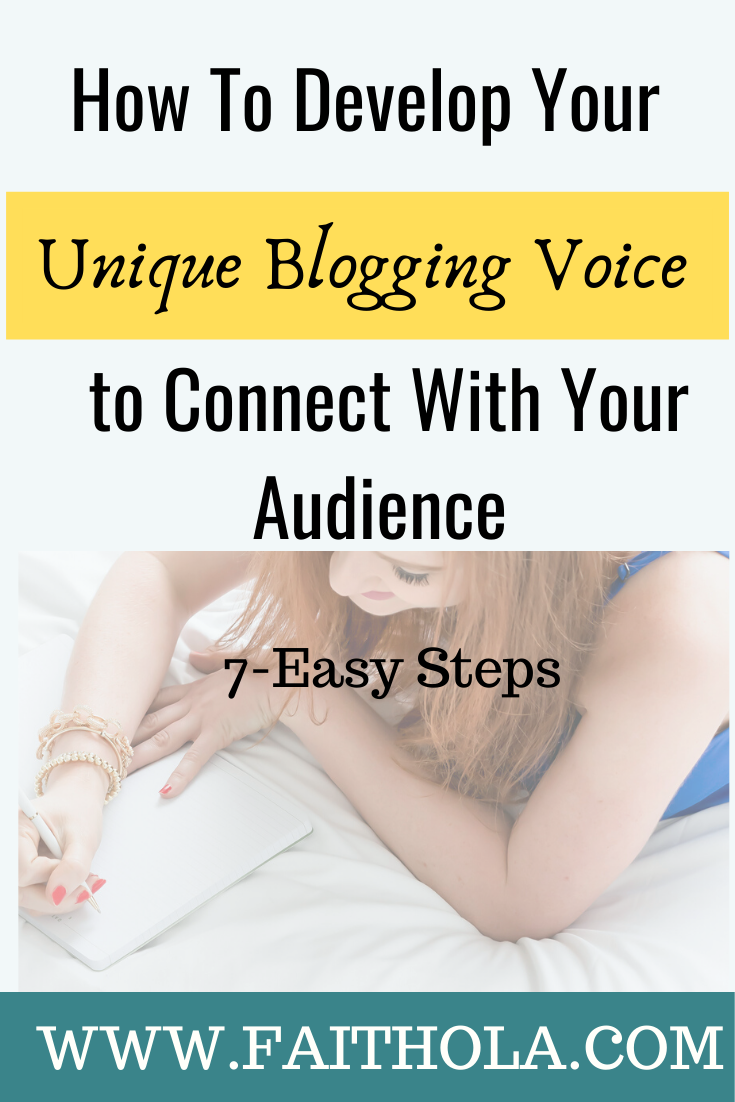 how to develop your unique blogging voice