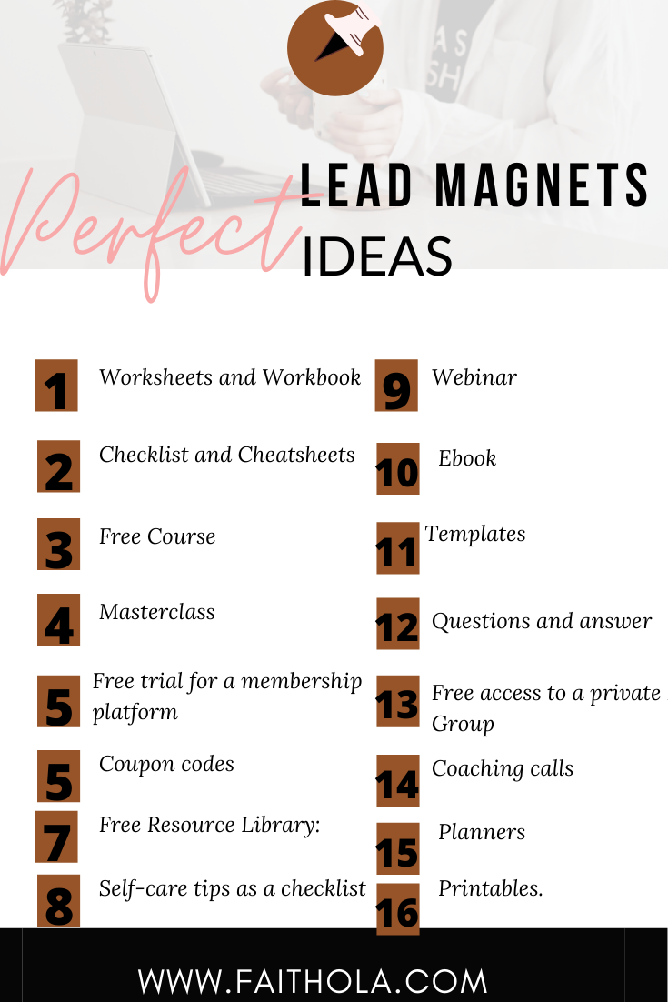 How to create a perfcet lead magnet -checklist