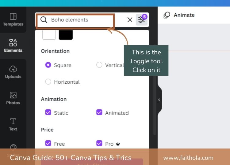 Sort-Canva-Elements-by-Free-and-Pro-availability-Status
