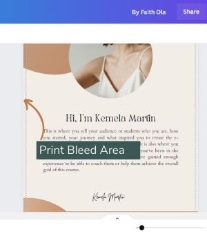 Canva tips and tricks - Use canva print bleeds