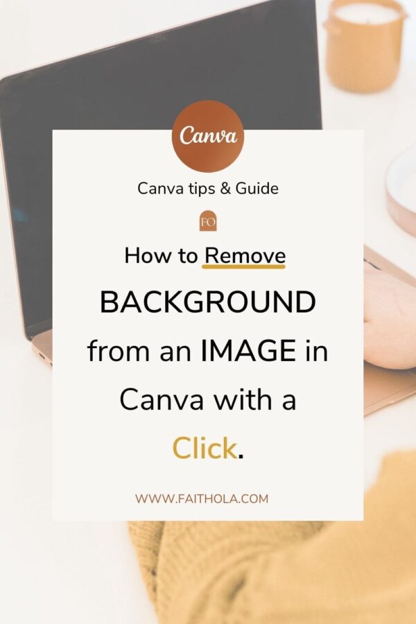 How to Remove Image Background in Canva In 2 Minutes (No Photoshop)