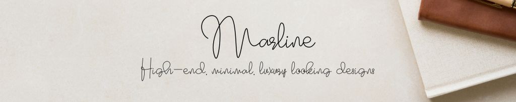 Marline aesthetic canva font