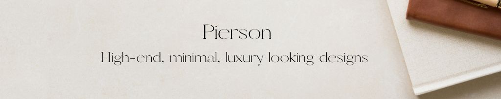 Pierson aesthetic font in Canva