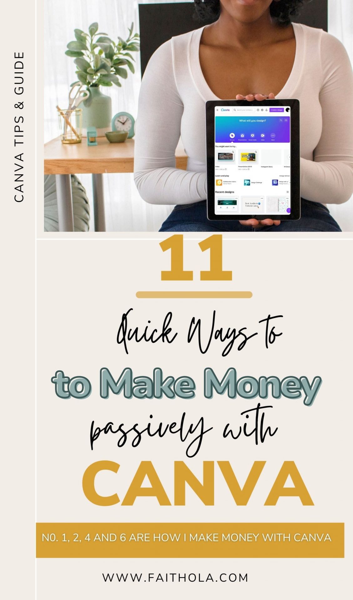 11 Ways to make money passively with Canva