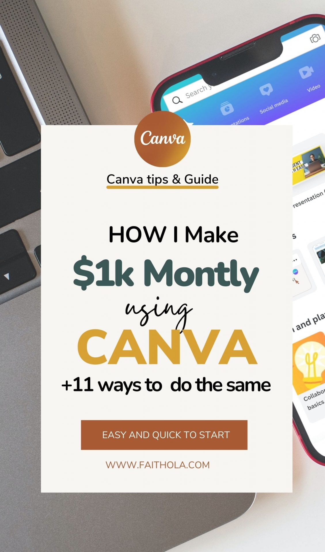 11 Ways to make money with Canva