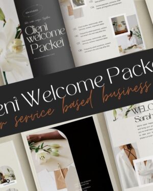 Client Welcome Template Canva for Service providers - Savvy