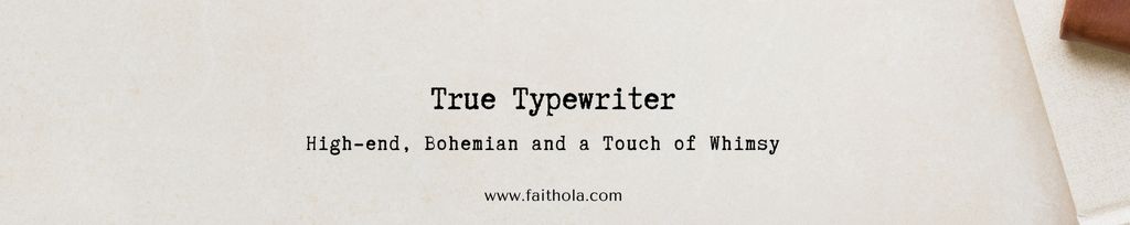 True Typewriter Best Bohemian font in canva