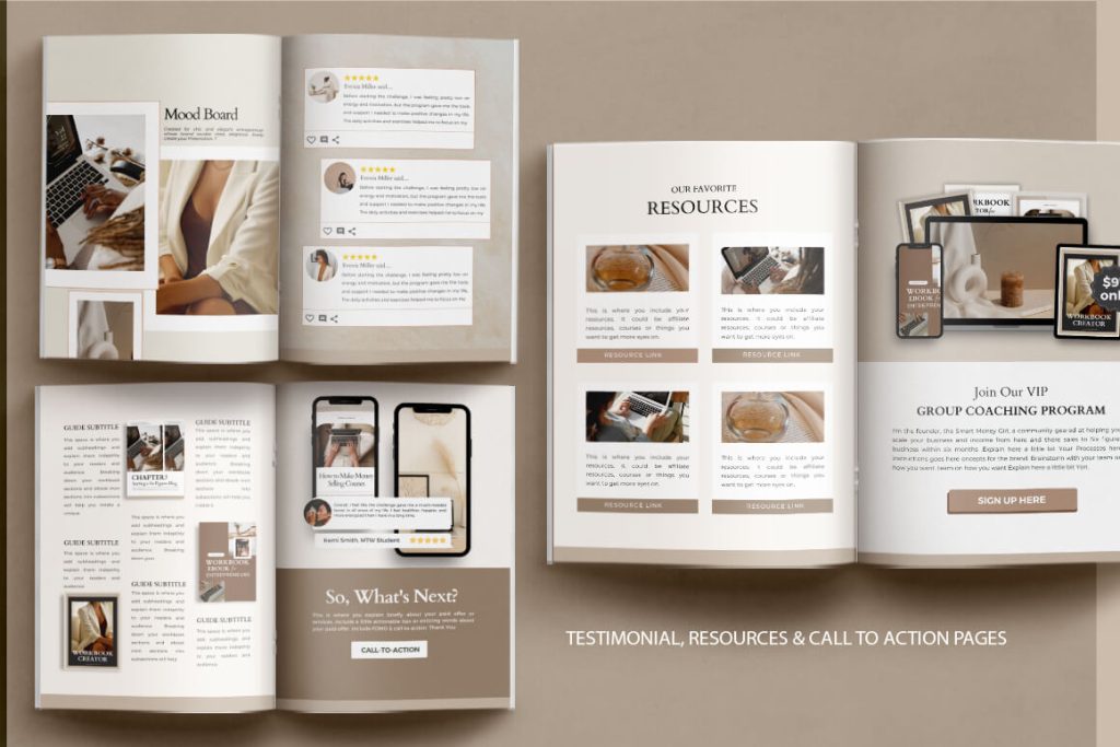 Canva Workbook-Ebook Template - Mel