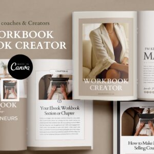 35 pages Workbook-Ebook Template Canva