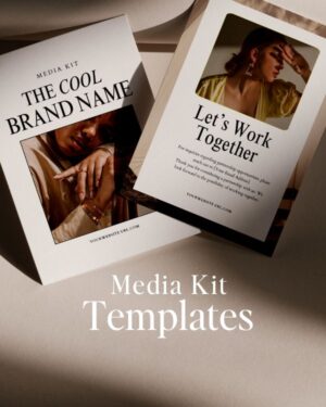 emily media kit Canva templates by Faith Ola