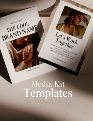 emily media kit Canva templates by Faith Ola