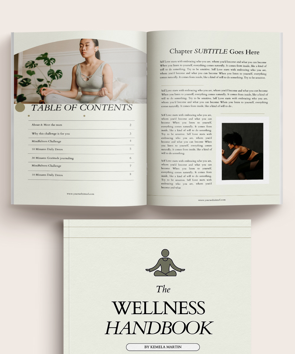 wellness ebook-Canva templates
